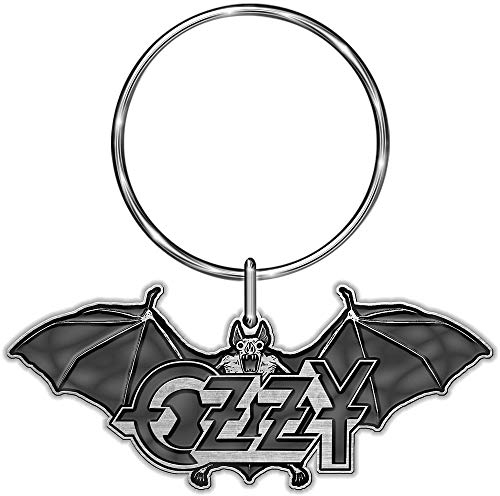 Ozzy Osbourne Schlüsselring keychain Ordinary Man Band Logo Nue offiziell Grau One Size