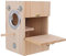 Papageienzuchtkasten aus Holz für Sittiche, Nistkästen, Vogelhäuschen, Käfig für Liebesvögel, , Wellensittiche, Finken, Kanarienvögel