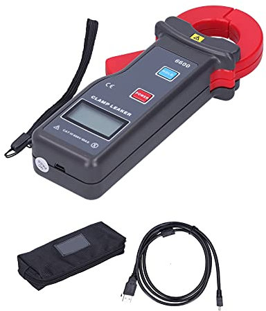 Pinza Amperometrica AC 0mA-600A, Pinza di Corrente di Dispersione, Pinze per corrente rampicante, Tester Digitale Portatile per Correnti di dispersione ad Alta precisione con Comunicazione ETCR‑6600