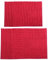 MSV Chenille Badvorleger Langflor Badvorleger Set 2 teilig 40x60 cm + 60x90 cm Rosa