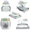 Red Kite Baby Go Round Twist & Walk 3 in 1 Lauflernwagen, Wippe und Push Along, Aqua