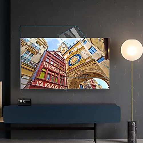 Protector de Pantalla de TV 60-65 Pulgadas, TV Protector De Pantalla Película Antirreflejo Anti Luz Azul Alivia La Fatiga Ocular,Matte-60in(1327X749) mm