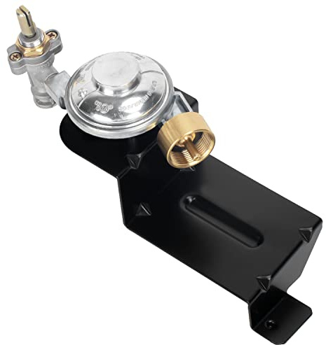 Régulateur de soupape pour barbecue à gaz Weber Q1000 Q1200 Series 51060001 - Pièces de rechange pour Weber 64866 - Noir