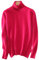 Disimlarl Pull à col roulé en cachemire doux pour femme, rose, XXX-Large