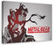 RIELLI Metal Gear Solid Game 5 Leinwand Poster Schlafzimmer Dekor Sport Landschaft Büro Zimmer Dekor Geschenkrahmen 30 x 45 cm