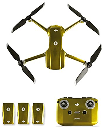 Palumma Drohnen-Aufkleber für DJI Mavic Air 2, wasserdichte PVC-Haut, dekorative Aufkleber-Set für Mavic Air 2 Drohnen-Körper + Batterie + RC Fernbedienung, Aufkleber-Set (D)