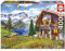 Educa - Puzzle 4000 Teile | Chalet in den Alpen. Puzzle für Erwachsene und Kinder ab 14 Jahren, Inklusive Ersatzteilservice, Solange der Vorrat reicht. Alpen Idylle, Landschaftspuzzle (19568)