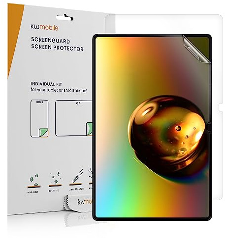 kwmobile 2x Tablet Schutzfolie kompatibel mit Samsung Galaxy Tab S9 Ultra Folie - Full Screen Protector - Tablet Displayfolie entspiegelt