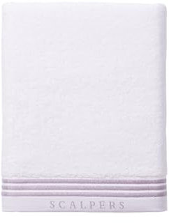 Scalpers Toalla de tocador 30x50cm 100% algodón Blanco con Rayas Home