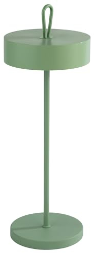 APS 17004 CLEO Kabellose USB-C Tischleuchte, Fartemperatur und Helligkeit einstellbar, spritzwasssergeschützt IP 54, inkl. Dockinstation und Fernbedienung