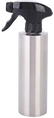 aqxreight 304 Edelstahl Öl Sprühflasche Küche Grillzubehör Luftdruck Sprühzerstäuber mit einstellbarer Düse 350ml Fassungsvermögen rostfrei auslaufsicher für Kochen Barbecue Garten