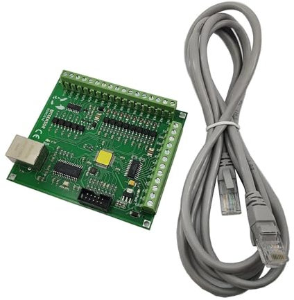 HUAYONGSS Tarjeta de Control de Movimiento CNC de 4 Ejes y 5 Ejes Fresadora Máquina de Grabado Controlador Interfaz Ethernet CNC(4axis)