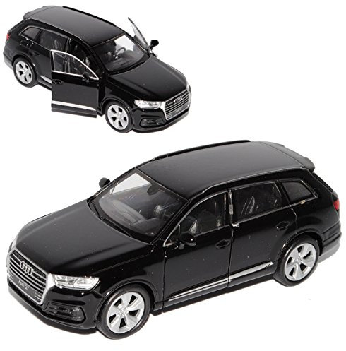 Welly A*U*D*I Q7 4M SUV Schwarz 2. Generation Ab 2015 ca 1/43 1/36-1/46 Modell Auto