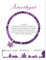 Uwiyo Bracelet Perle Ronde 4 mm, Bracelet Pierre Naturelle Élastique Bracelets Yoga pour Femme Filles pour Anniversaire, Fête des Mères, Noël (Avec pendentif étoile-Améthyste)