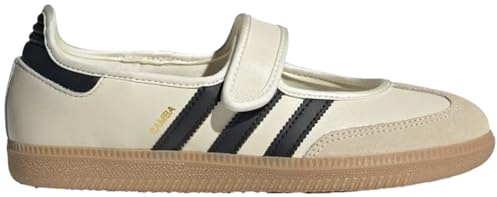 adidas Samba Jane Womens Sneaker, Cream Black Gum, 5 UK