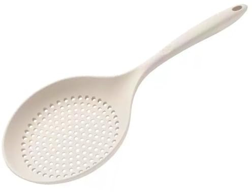 Armrouns Extra Large Skimmer Slotted Spoon, 14.5 inch Silicone Strainer Skimmer Ladle Spoon Spider for Cooking and Frying, Pasta Strainer Spoon Frying Kitchen Cooking Colander
