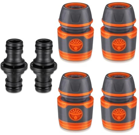DIEKE Essential Hose Attachment Set Stable 4 Stable 13mm Hose Connectors And 2 Extension Adapters For Garden Irrigation Agricultural Sprinkler Fittings