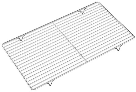 Griglia per barbecue regolabile in acciaio inox, 80 x 18 cm, 40-100 cm, grande, rettangolare, per cucinare all'aperto, ideale per grigliare carne e verdure, perfetta per barbecue