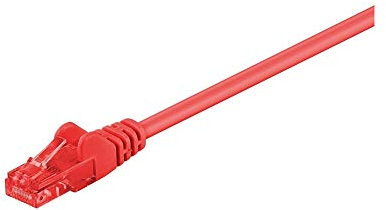 Goobay Patchkabel, U/UTP, CAT 6-050 UTP Red 0.50m