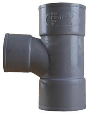 First Plast - Raccord PVC évacuation First Plast - Té pied de biche réduit PVC 87°30 Femelle Femelle Ø50 réduit Femelle Ø40 - First Plast