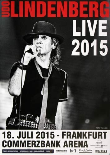 Premium Poster/Plakat | DIN A1 | Live Konzert Veranstaltung » UDO Lindenberg - Live In, Frankfurt 2015 «