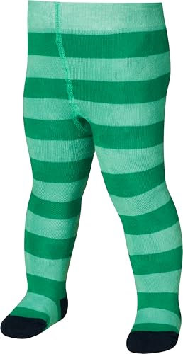 Playshoes Thermostrumpfhose Blockringel, medias Niños, Verde (Grün), 122 (Talla del fabricante: 122/128)