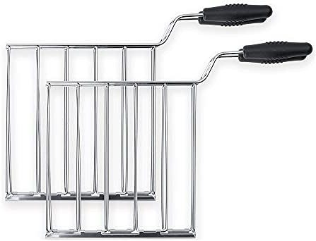 Smeg TSSR 01 TSSR01 Accessoire Grille-Pain, Plastique, Chrome/Noir