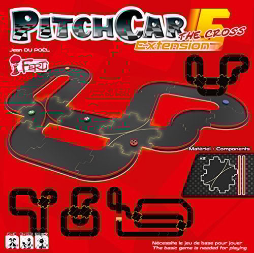Ferti PitchCar Extension 5 Geschicklichkeitsspiel, Schwarz