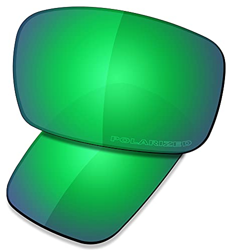 Saucer Premium Ersatzgläser für Oakley Crankshaft OO9239 Sonnenbrillen High Defense - Jade Green Polarisiert