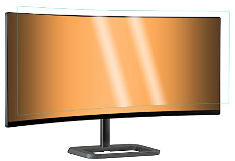 Photodon Clear Abrasion Resistant Screen Protector to fit the Dell UltraSharp U3417W 34-inch Curved Monitor with Installation Kit