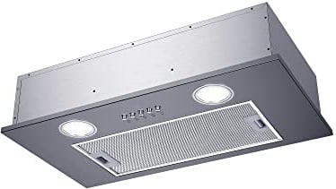 Candy CBG52SX Canopy Hood, 3 Speeds, 2 Lights, Stainless Steel