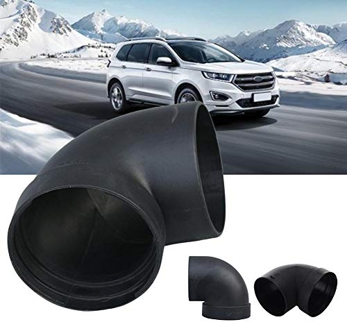 haodene Standheizung Luftausgang Anschluss PVC Klebefitting Bogen Rohr Winkel Klebemuffe Heizung Führung Rohr Winkel Lüftungsschlitz Auto Zubehör Für Luft Diesel Parking Heizung, 75mm / 3 Zoll