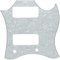 Dopro Standard SG Special Full Face Guitar Pickguard mit P90 Pickup Loch, White Pearl