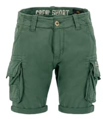 Alpha Industries Herren Crew Short Für Cargos, Vintage Green, 30 EU