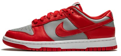 Nike DD1391-002 Nike Dunk Low Retro Men, Med Grey/Varsity Red-White EU 44.5