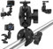 Taisioner Camera Super Clamp Mount Double Ball Head Adapter Compatible with GoPro AKASO DJI Action DSLR Digital Camera Monitor/LED Lights/Ronin-M/Ronin MX/Freefly MOVI Accessories