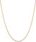 Kuzzoi Exklusive 925 Silber Herren Halskette, runde Kordelkette, Herrenkette Silber vergoldet (2 mm), goldene Massive Silber Kette für den Mann ohne Anhänger, Gedrehte Optik, Länge 55