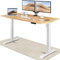 Desktronic Höhenverstellbarer Schreibtisch 160x80 cm - Stabiler Schreibtisch Höhenverstellbar Elektrisch - Standing Desk mit Touchscreen und Integrierten Ladesteckern