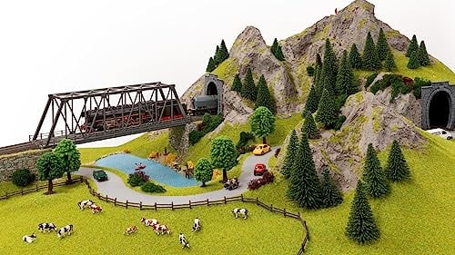 NOCH Start-Set „Modellbahn-Anlagenbau“, umfassendes Modellbahn Zubehör für den idealen Einstieg, geeignet für die Spurweite H0 | 60804