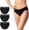 ZENAPHYR 3tlg. Perioden Unterwäsche -Set Bio-Baumwolle - Menstruationsunterwäsche 4 Auslaufsicheren Schichten - Hygienische waschbare Periodenunterschwäsche (S)
