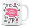 Tasse mit Spruch Geschwister Geschenke Ohne Schwester ist alles doof Kaffeetasse 11 Ounce Weiß