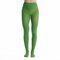 Frola Collants opaques 40D pour femmes, collants doux et soyeux de couleur unie avec pieds,Vert trèfle,S-M