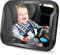 Vinabo Baby-Autospiegel, Bruchsicherer Babyspiegel, um 360° Verstellbarer Autospiegel, Baby-Rücksitzspiege - Geeignet für Allerlei Kopfstützen