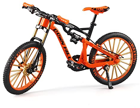 Jiahuade Fahrrad Modell Deko,Finger Fahrrad Spielzeug,Mini Finger Bike,Miniatur Mountainbike,Finger Fahrrad BMX,Mini MTB Finger Fahrrad,Mountainbike Modell,Mini BMX Bike (N)