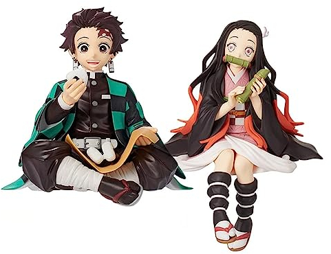 Xinchangda Kamado Nezuko/Kamado Tanjiro Figur, Nezuko und Tanjiro Action Figuren Anime PVC Statue Model Collection Figurine Ornaments Home Decoration Gifts