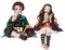 Xinchangda Kamado Nezuko/Kamado Tanjiro Figur, Nezuko und Tanjiro Action Figuren Anime PVC Statue Model Collection Figurine Ornaments Home Decoration Gifts