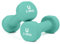 unycos - Kurzhanteln Neopren 2er Set von 2,5 kg, Rutschfest, Anti-Roll-Design, Bequemer Griff, Krafttraining, Fitness, Pilates, Training, Fitnessstudio (Türkis)
