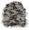 CORIRESHA Unisex Mütze im Used-Look, flauschig, gestrickt, Winter, warm, Outdoor-Kappe, Kaffee / Beige, Einheitsgr��e