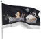 PHENO FLAGS Gute Nacht Flagge 60x90 cm - Extrem wetterbeständige Fahne mit Messingösen, 100% Polyester, robuste Doppelnaht & in lebendigen Farben - Schlafenszeitfahne zur Kinderzimmerdekoration
