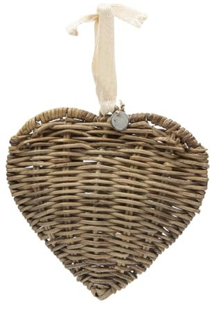 Riviera Maison [W] Rustic Rattan Loving Heart Ornament [RMAcc]